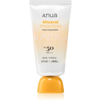 Anua K-Pop Demon Hunters Mineral Weightless Finish Sunscreen crema fata iluminatoare de protectie SPF 50 - imagine 2